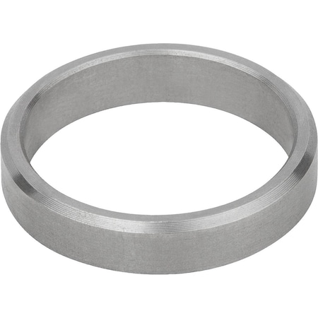 Round Spacer, Bright Stainless Steel, 5 Mm Overall Lg, 16 Mm Inside Dia